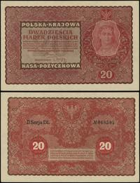 20 marek polskich 23.08.1919, seria II-DL, numer
