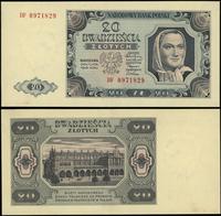 20 złotych 1.07.1948, seria DF, numeracja 097182