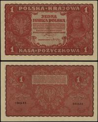 1 marka polska 23.08.1919, seria I-BS, numeracja
