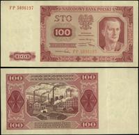 100 złotych 1.07.1948, seria FP, numeracja 58961