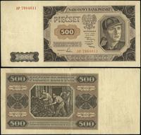500 złotych 1.07.1948, seria AP, numeracja 79846