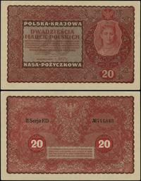 20 marek polskich 23.08.1919, seria II-ED, numer