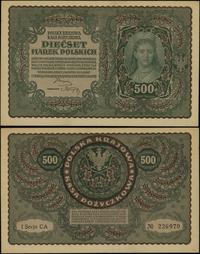 500 marek polskich 23.08.1919, seria I-CA, numer