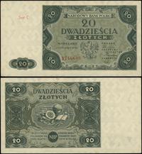 20 złotych 15.07.1947, seria C, numeracja 174660
