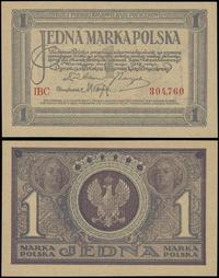 1 marka polska 17.05.1919, seria IBC, numeracja 
