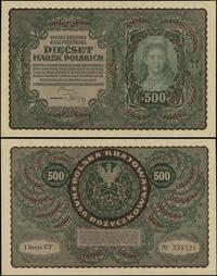 500 marek polskich 23.08.1919, seria I-CF, numer