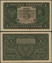 5 marek polskich 23.08.1919, seria II-CK, numera