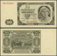 50 złotych 1.07.1948, seria BZ, numeracja 952300