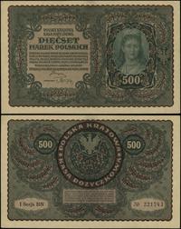 500 marek polskich 23.08.1919, seria I-BN, numer
