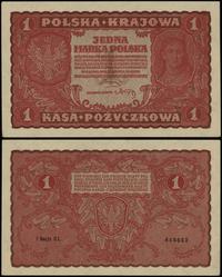 1 marka polska 23.08.1919, seria I-CL, numeracja