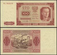 100 złotych 1.07.1948, seria FC, numeracja 76465