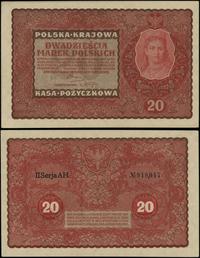 20 marek polskich 23.08.1919, seria II-AH, numer