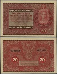 20 marek polskich 23.08.1919, seria II-DZ, numer