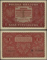 1 marka polska 23.08.1919, seria I-EO, numeracja