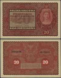 20 marek polskich 23.08.1919, seria II-EK, numer