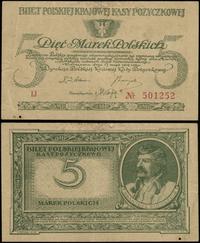 5 marek polskich 17.05.1919, seria IJ, numeracja