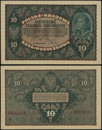 10 marek polskich 23.08.1919, seria II-AX, numer
