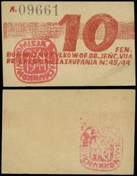 10 fenigów 2.11.1944, seria A, numeracja 09661, 