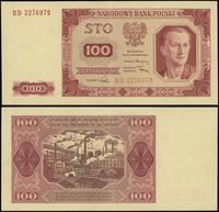 100 złotych 1.07.1948, seria HD, numeracja 52769