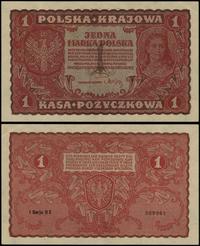 1 marka polska 23.08.1919, seria I-BX, numeracja
