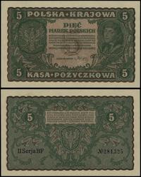 5 marek polskich 23.08.1919, seria II-BF, numera