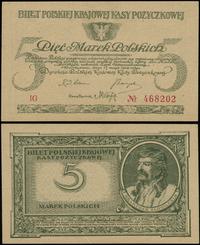 5 marek polskich 17.05.1919, seria IG, numeracja