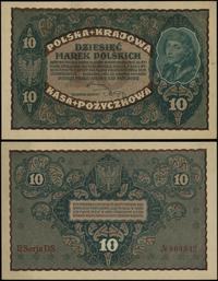 10 marek polskich 23.08.1919, seria II-DS, numer