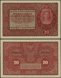 20 marek polskich 23.08.1919, seria II-CD, numer