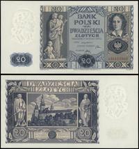 20 złotych 11.11.1936, seria AR, numeracja 88239