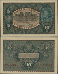 10 marek polskich 23.08.1919, seria II-BM, numer
