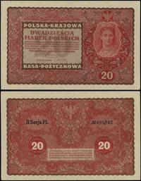20 marek polskich 23.08.1919, seria II-FL, numer