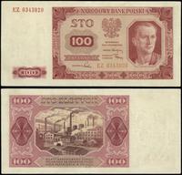 100 złotych 1.07.1948, seria EZ, numeracja 03438