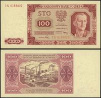 100 złotych 1.07.1948, seria IS, numeracja 61880