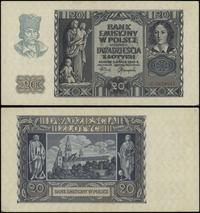 20 złotych 1.03.1940, seria C, numeracja 0834941