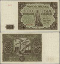 1.000 złotych 15.07.1947, seria E, numeracja 631