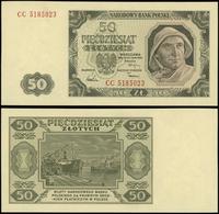 50 złotych 1.07.1948, seria CC, numeracja 518502