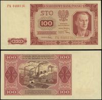 100 złotych 1.07.1948, seria FK, numeracja 04881