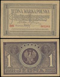 1 marka polska 17.05.1919, seria IBN, numeracja 