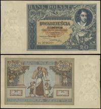 20 złotych 20.06.1931, seria AS, numeracja 37263