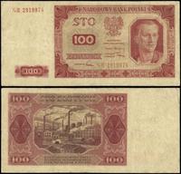 100 złotych 1.07.1948, seria GH, numeracja 29199