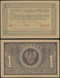 1 marka polska 17.05.1919, seria ICG, numeracja 