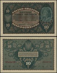 10 marek polskich 23.08.1919, seria II-CR, numer