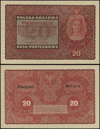 20 marek polskich 23.08.1919, seria II-AO, numer