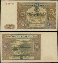50 złotych 15.05.1946, seria G, numeracja 971658