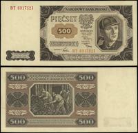 500 złotych 1.07.1948, seria BT, numeracja 69175