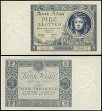 5 złotych 2.01.1930, seria DE, numeracja 7966052