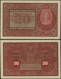 20 marek polskich 23.08.1919, seria II-DW, numer