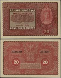 20 marek polskich 23.08.1919, seria II-EH, numer