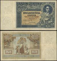 20 złotych 20.06.1931, seria CI, numeracja 33495