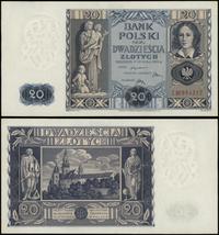 20 złotych 11.11.1936, seria CB, numeracja 09942
